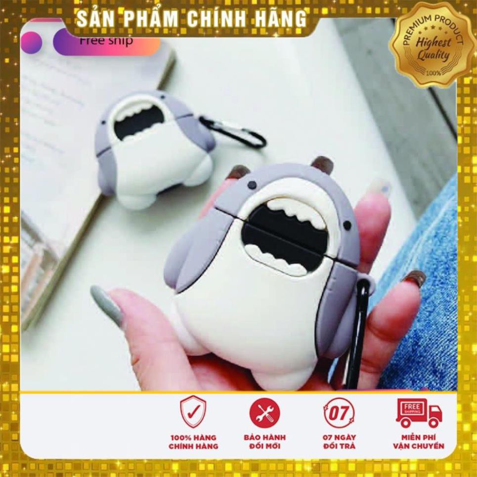 🔥 Case Ap 1/2 & Pro 🔥 Freeship 🔥 VỎ BỌC MODEL Cá Mập Cute- Case Cho Tai Nghe Không Dây (Bluetooth) | BigBuy360 - bigbuy360.vn