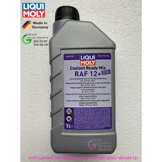 Nước làm mát pha sẵn Liqui Moly Coolant Ready Mix RAF 12+ cho động cơ ô tô, xe máy