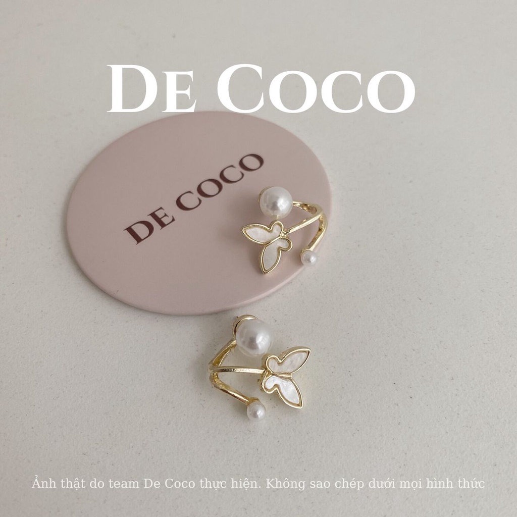 Khuyên tai nữ DECOCO ACCBướm đơn
