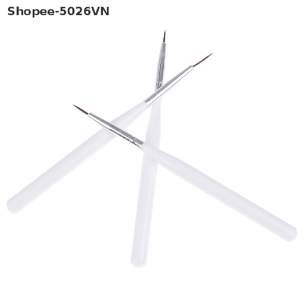 [Hàng mới về] Set 3 cọ vẽ đường nét trang trí móng tay nghệ thuật gel UV acrylic tạo kiểu hoa tiện lợi