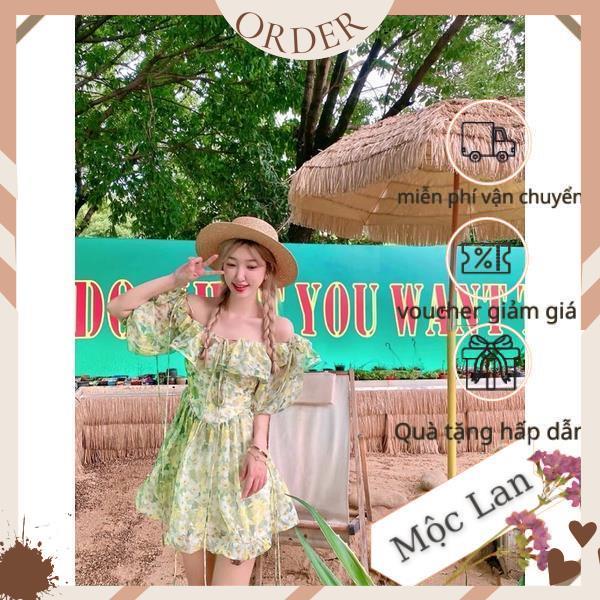 (MộcLan ORDER) Váy hoa trễ vai ca sĩ Hoà Minzy mặc cực xinh đẹp có ảnh thật | BigBuy360 - bigbuy360.vn