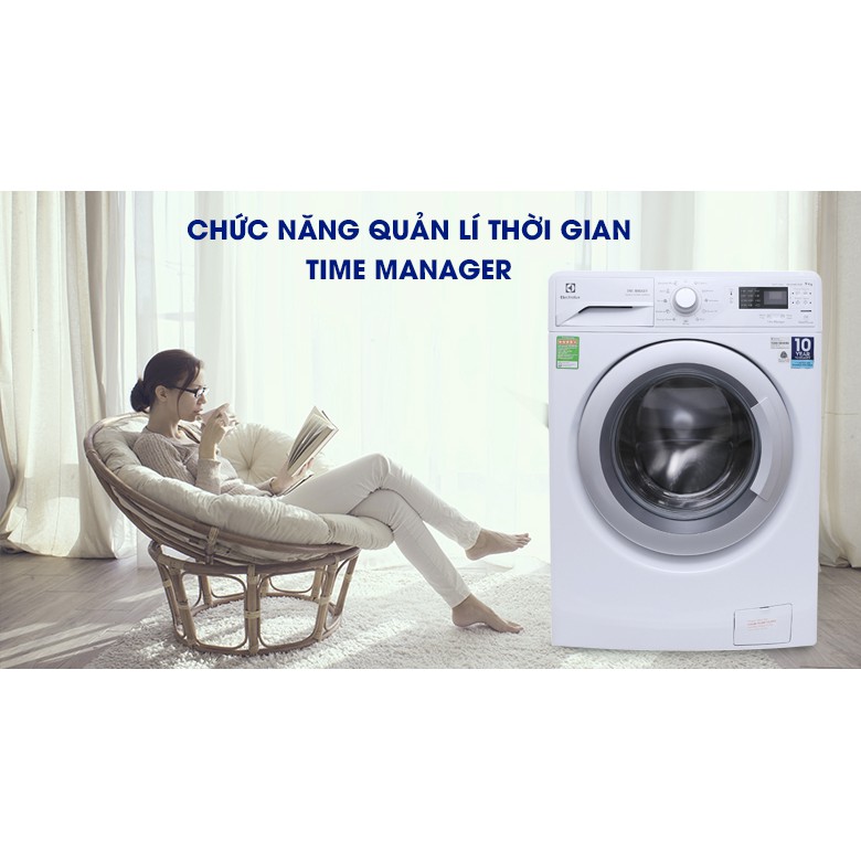 Máy giặt Electrolux Inverter 9 kg EWF12942 (Hàng bỏ mẫu)