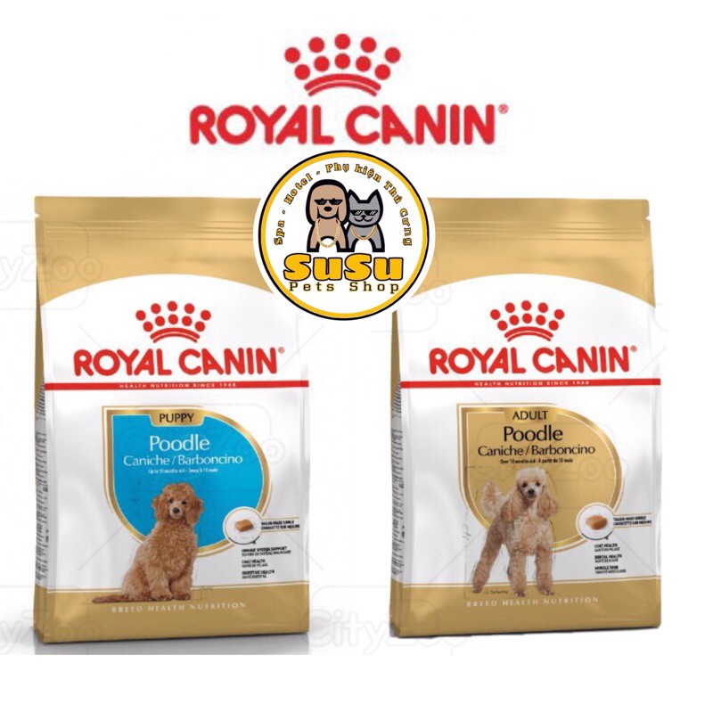 Thức ăn hạt ROYAL CANIN DÀNH CHO POODLE gói 500g