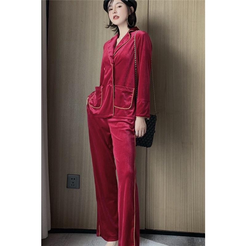 [Big Sale] 🌱Bộ Đồ Mặc Nhà ☘️Đồ Ngủ Pijama Nhung Cao Cấp Siêu Mềm Mịn - ELSA | BigBuy360 - bigbuy360.vn