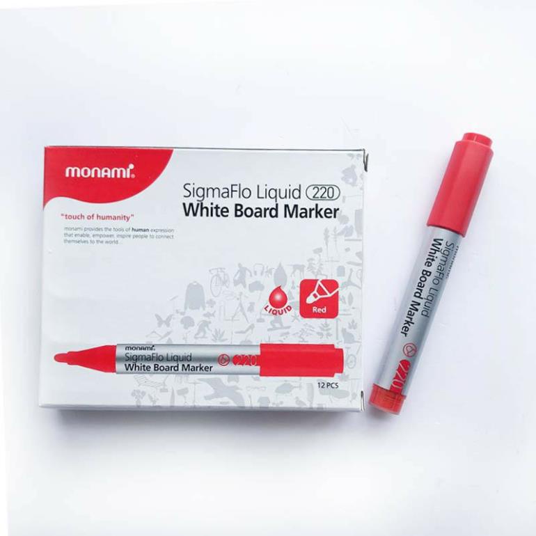Bút viết bảng Monami 220 nét 2.0mm viết siêu thích