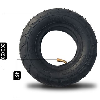 COMBO SĂM + LỐP BÁNH XE SCOOTER 8 INCH