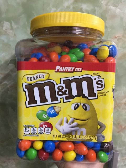 [HÀNG MỸ] Socola M&amp;M không nhân , có nhân hộp 1.8kg