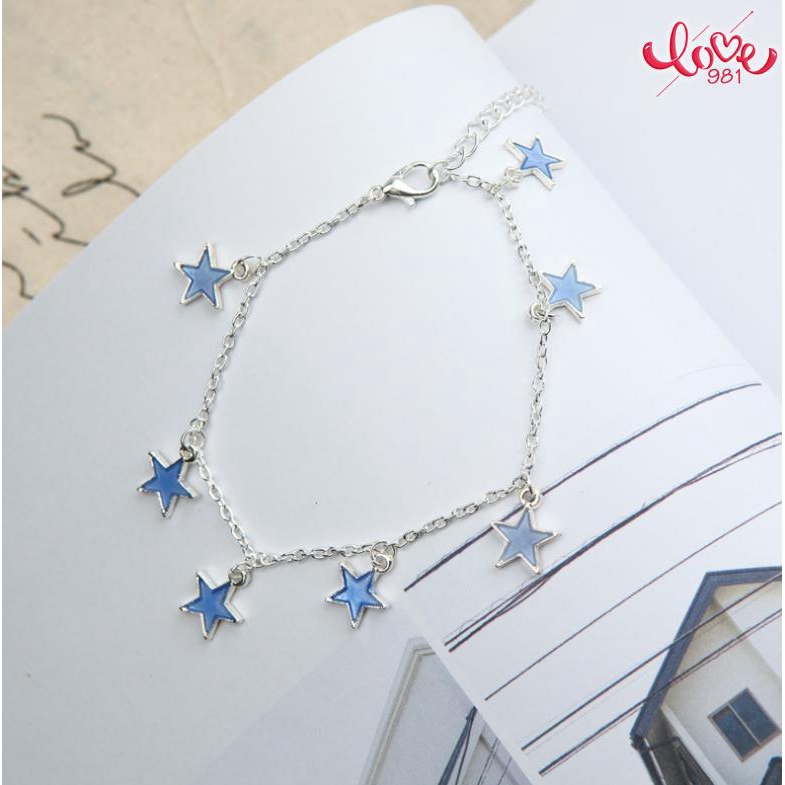 Lắc chân/ lắc tay phối mặt tua rua ngôi sao dạ quang xinh xắn cho bạn gái | BigBuy360 - bigbuy360.vn