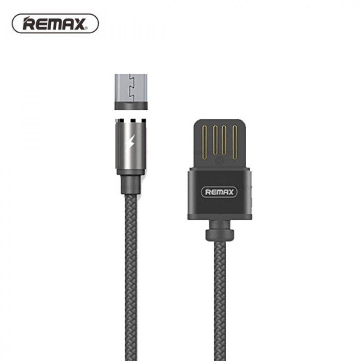 Cáp sạc Nam Châm Cổng Micro USB Remax RC-095m (Vàng/Xám)