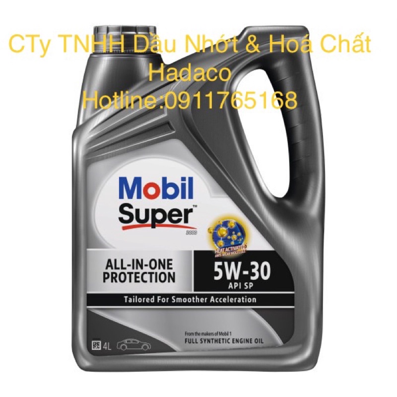 Mobil Super ™ 3000 5W-30 All-In-One Protection API SP 4*4lt/car - Tổng hợp toàn phần