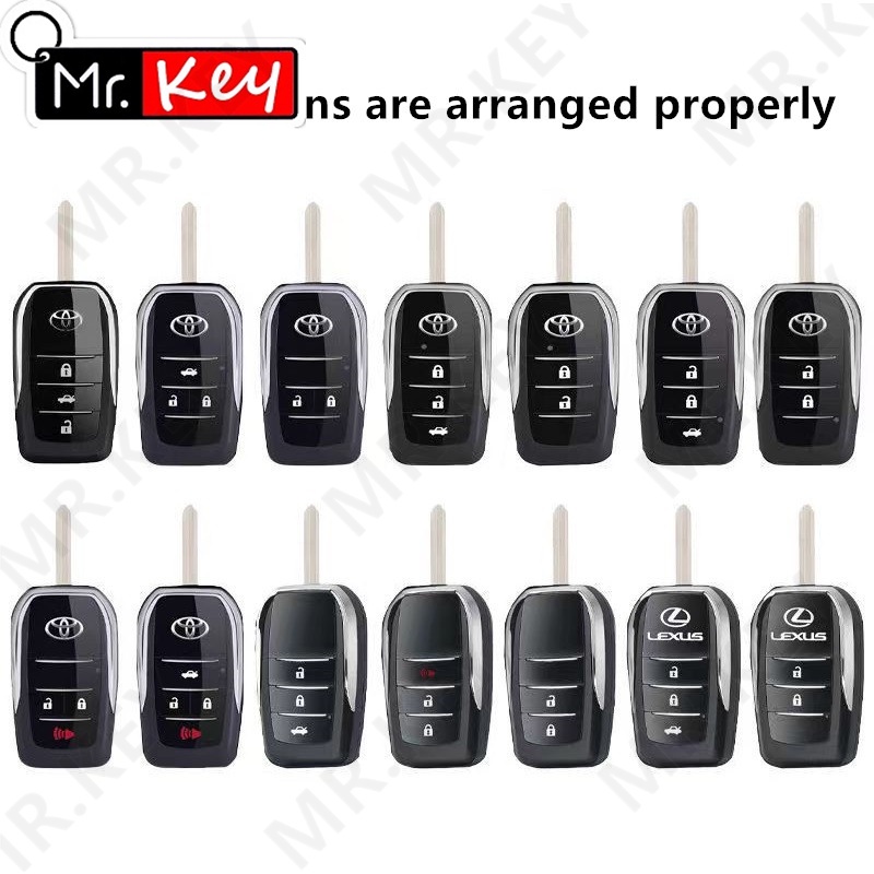 TOYOTA Ốp Bảo Vệ Chìa Khóa Xe Hơi Bằng Tpu Thiết Kế Sang Trọng Cho Fro Vios Yaris Camry RAV4 GEN4