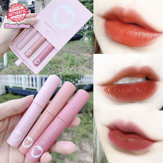 Son kem lì Hero Orange ⚡Chuẩn Nội Địa⚡ set 3 son trái tim mềm mịn môi