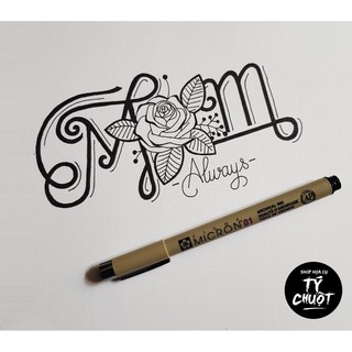 [ tychuotart ] Bút Line Micron Pigma Sakura Màu Nâu Sepia/ Đen
