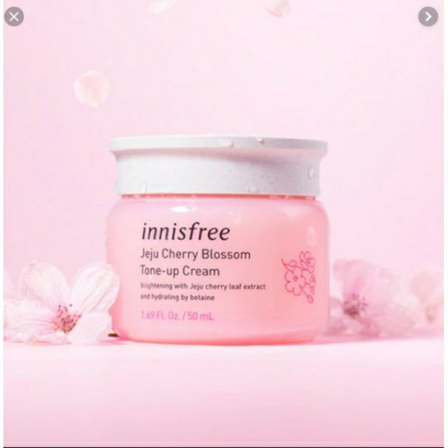 Sample kem dưỡng trắng hồng nâng tone  Innisfree Tone up Cream 1ml