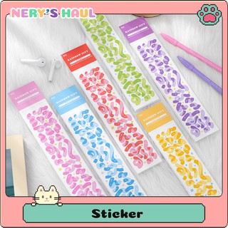 Rainbow City / Bộ 2 tấm hình dán ribbon sticker 10 mẫu