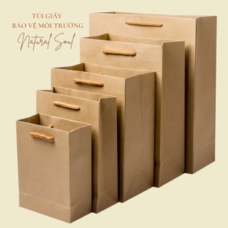 Túi Giấy Kraft - Quai Dây Vải Chắc Chắc - Natural Soul Shop