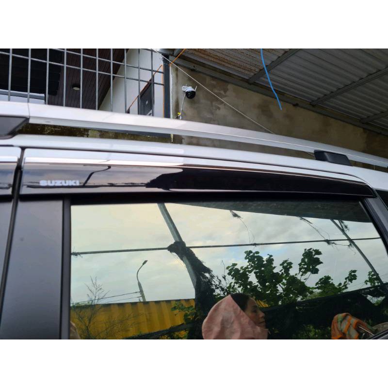 Vè mưa Suzuki xl7, xl-7, Ertiga viền chỉ Inoc cao cấp, lắp cho đời 2019, 2020, 2021, 2022