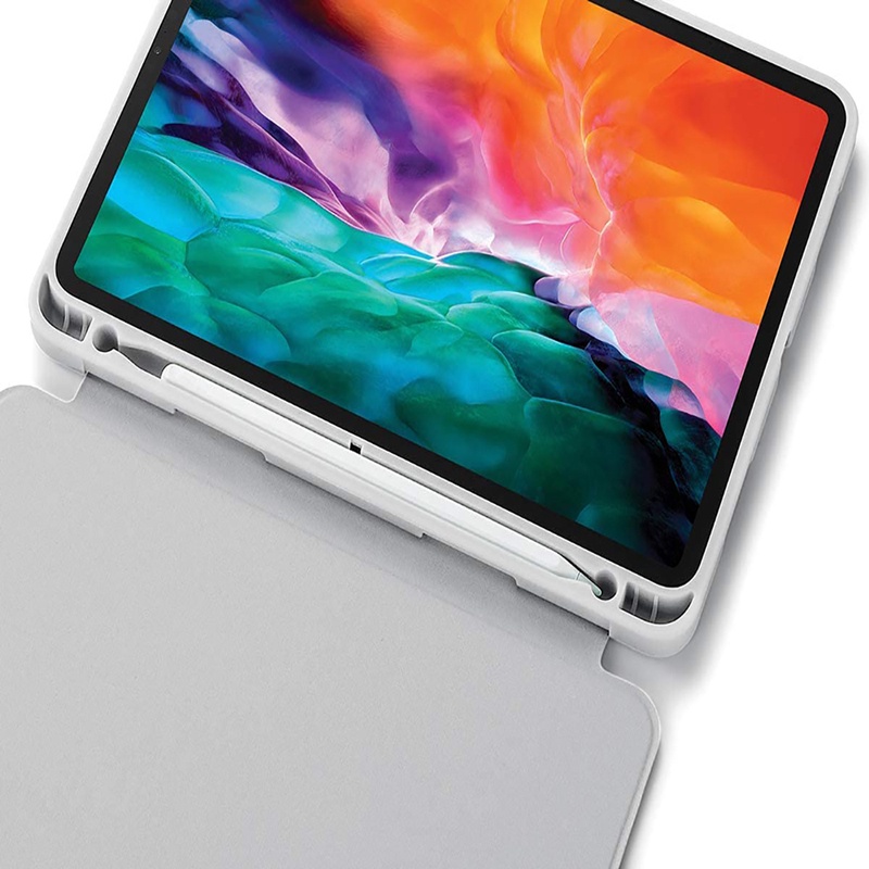 Ốp máy tính bảng DLLENCASE silicon có ngăn đựng bút thích hợp cho iPad Pro 11 2021 12.9 2020 A116