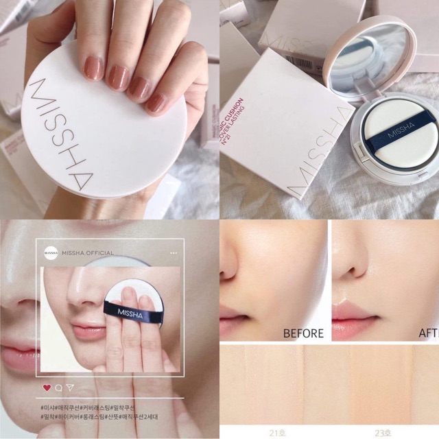 Phấn nước Missha M Magic cushion tone 21 - 23