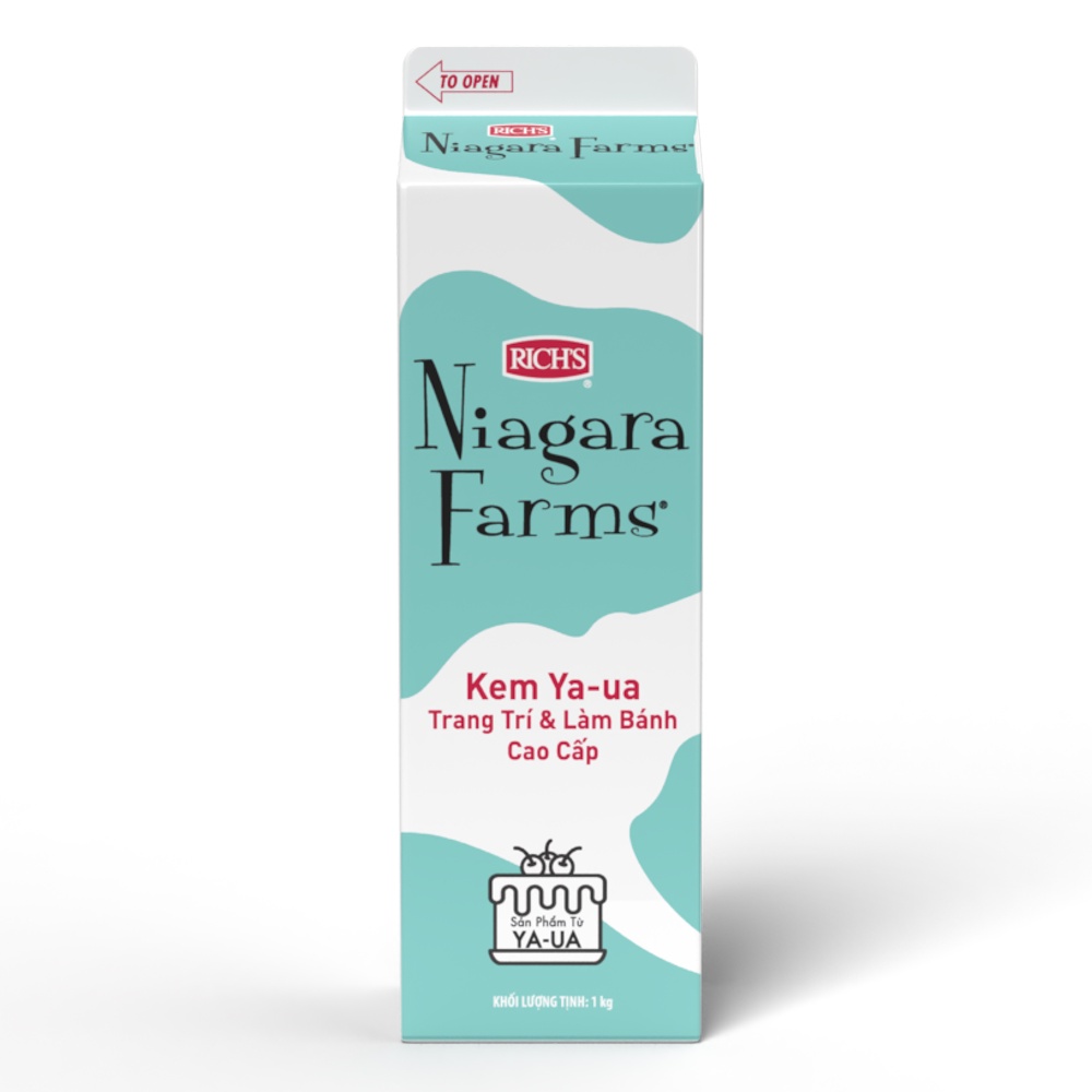 Kem Ya-ua Trang Trí & Làm Bánh Cao Cấp Rich's Niagara Farms Hộp 1Kg