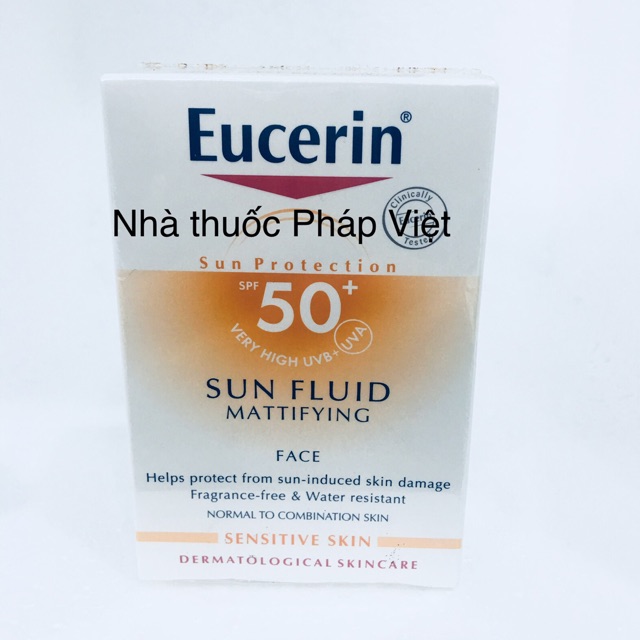 Kem Chống Nắng  Eucerin Sun Fluid Mattifying SPF 50+