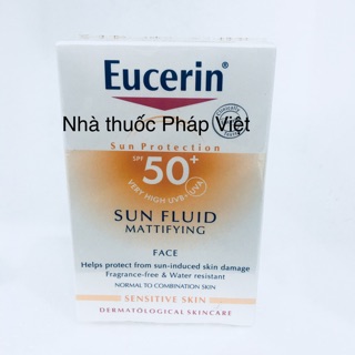 Kem Chống Nắng  Eucerin Sun Fluid Mattifying SPF 50+