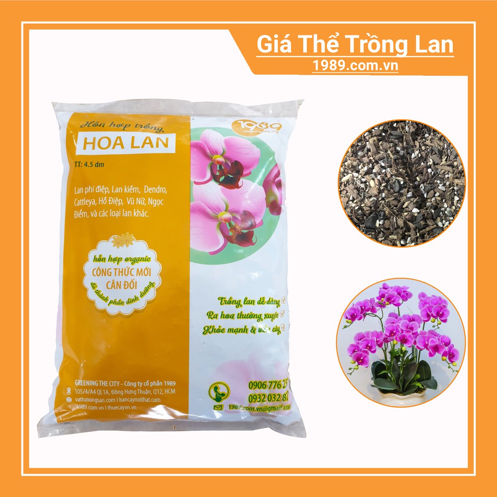 Hỗn Hợp Giá Thể Trồng Hoa Lan - Giá Thể Trồng Lan Hàng Đầu Thị Trường