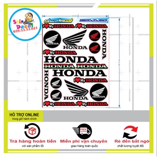 Shindecal- logo sticker honda 05