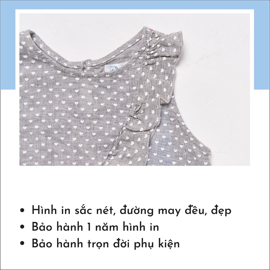 Bộ Quần Áo Sát Nách Bé Gái (03 - 09 Tuổi) K's Closet K334NIS TMMN