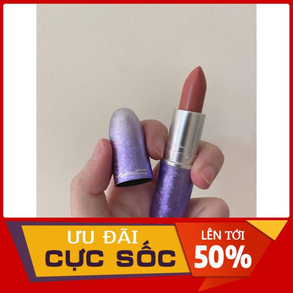 SON MAC VELVET TEDDY màu này đánh lên tây lắm (Hàng sale Tách Set_Ko kèm box giấy) Phiên bản giới hạn màu tím 💄