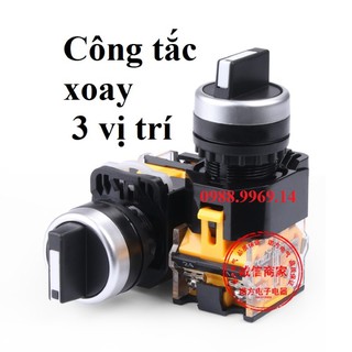 Công tắc xoay 3 vị trí phi 22