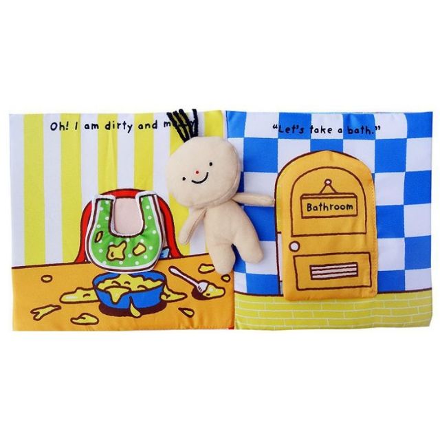 Sách Vải Kỹ Năng It's Bath Time Của JJOVCE SV35