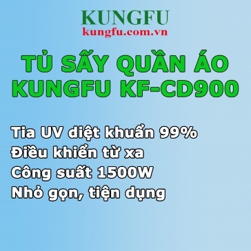 Tủ Sấy Quần Áo Kungfu CD900