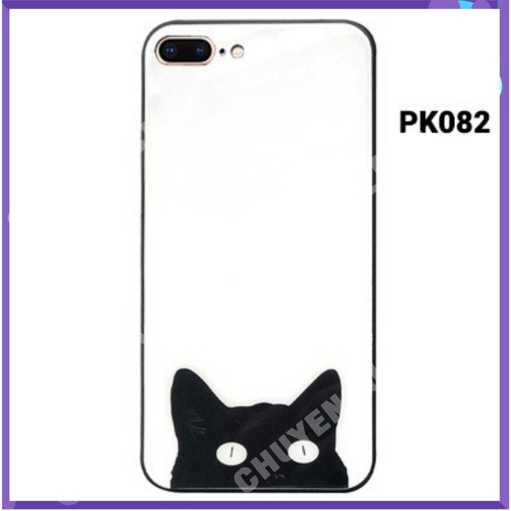 [HOT] Ốp kính hình đôi mèo đen - iPhone 6/6S - 6 Plus/ 6S Plus - 7/ 8 - 7 Plus/ 8 Plus - X/ XS/ XS Max . ... - CCLNB