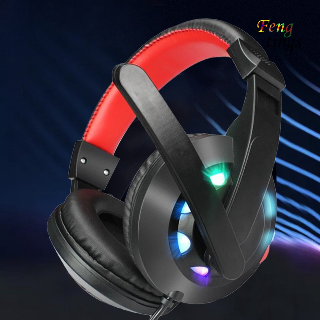 【FT】A65 Headphone Wired Luminous Mini Gaming Headphone for Computer