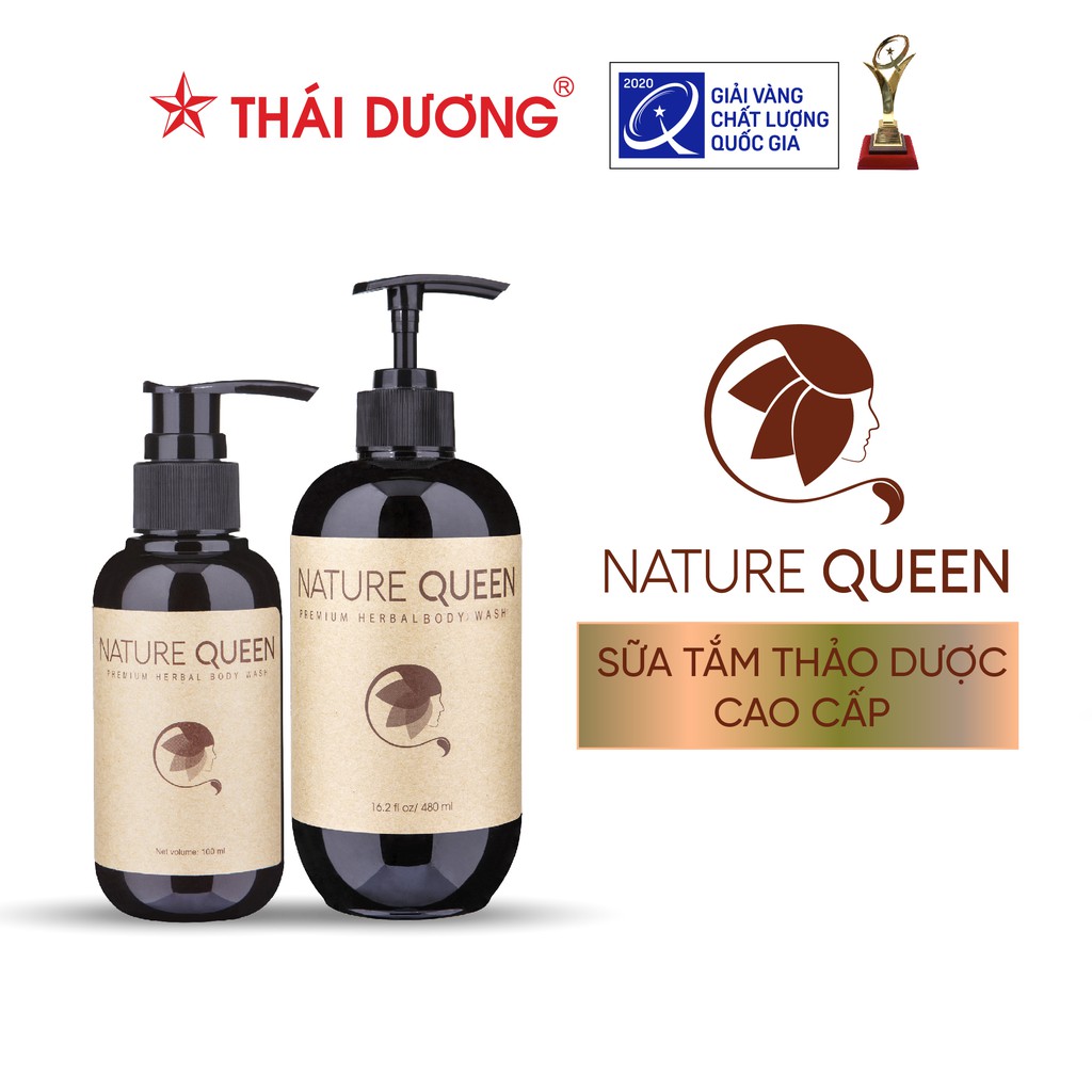 Sữa tắm thảo dược Nature Queen 100ml,480ml - Sao Thái Dương