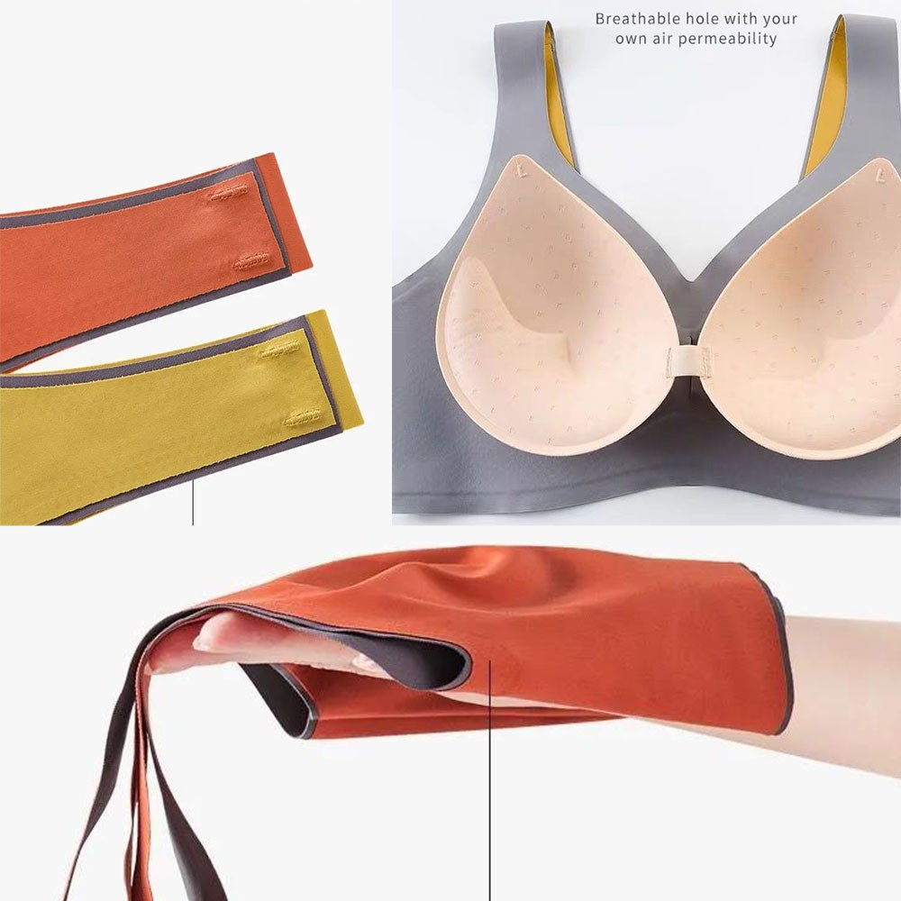 Áo Lót latex Không Gọng Không Đường May Thời Trang Cho Nữ