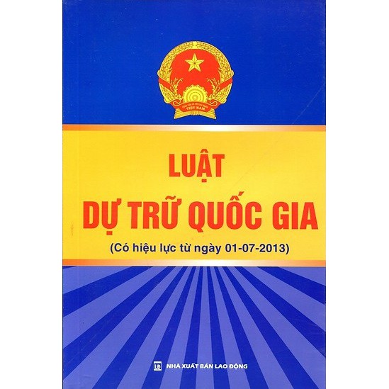 [SÁCH] LUẬT DỰ TRỮ QUỐC GIA