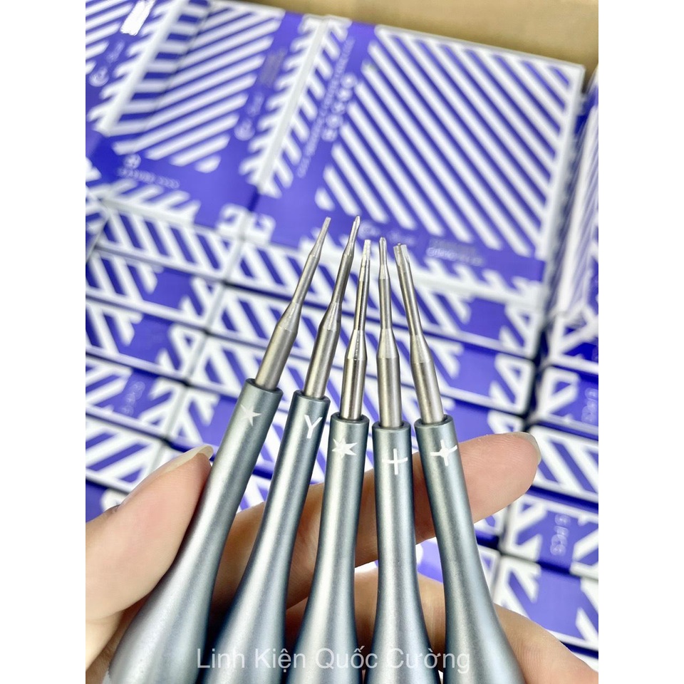 Bộ 5 cây vít Tomahawk giá siêu rẻ mở full iP và Androi