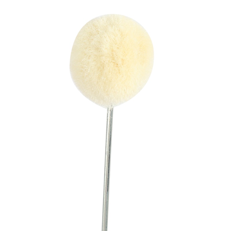 Set 50 Cọ Nhuộm Da Đầu Bóng Bằng Len Có Tay Cầm Kim Loại DIY