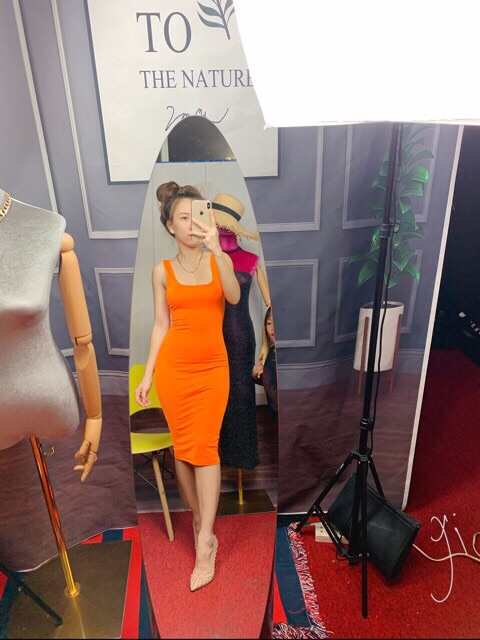 💓ĐẦM BODY 2 DÂY MÀU HOT TREND neon 💓 CÓ ẢNH THẬT 3.15