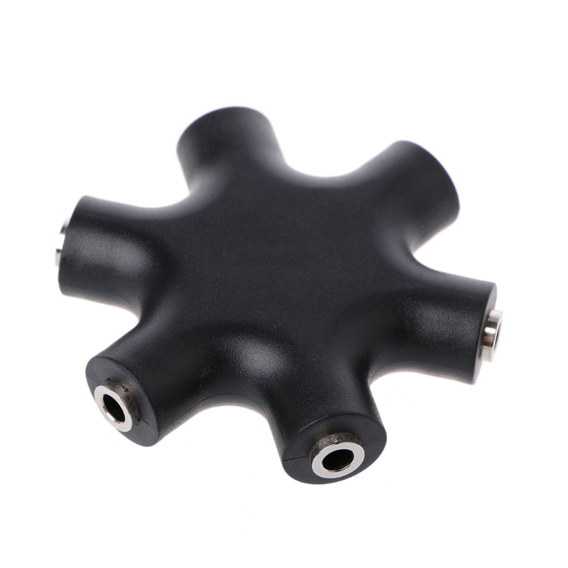 Đầu Chia Jack Âm Thanh 3.5mm Hình Lục Giác Cao Cấp