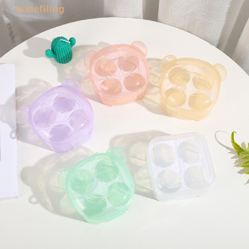 Hộp Đựng Mút Trang Điểm 4 Ngăn Tiện Lợi