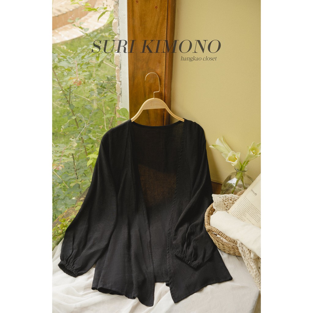 Aó khoác tay phông KEM-suri kimono - AKTP  hangkao closet | BigBuy360 - bigbuy360.vn