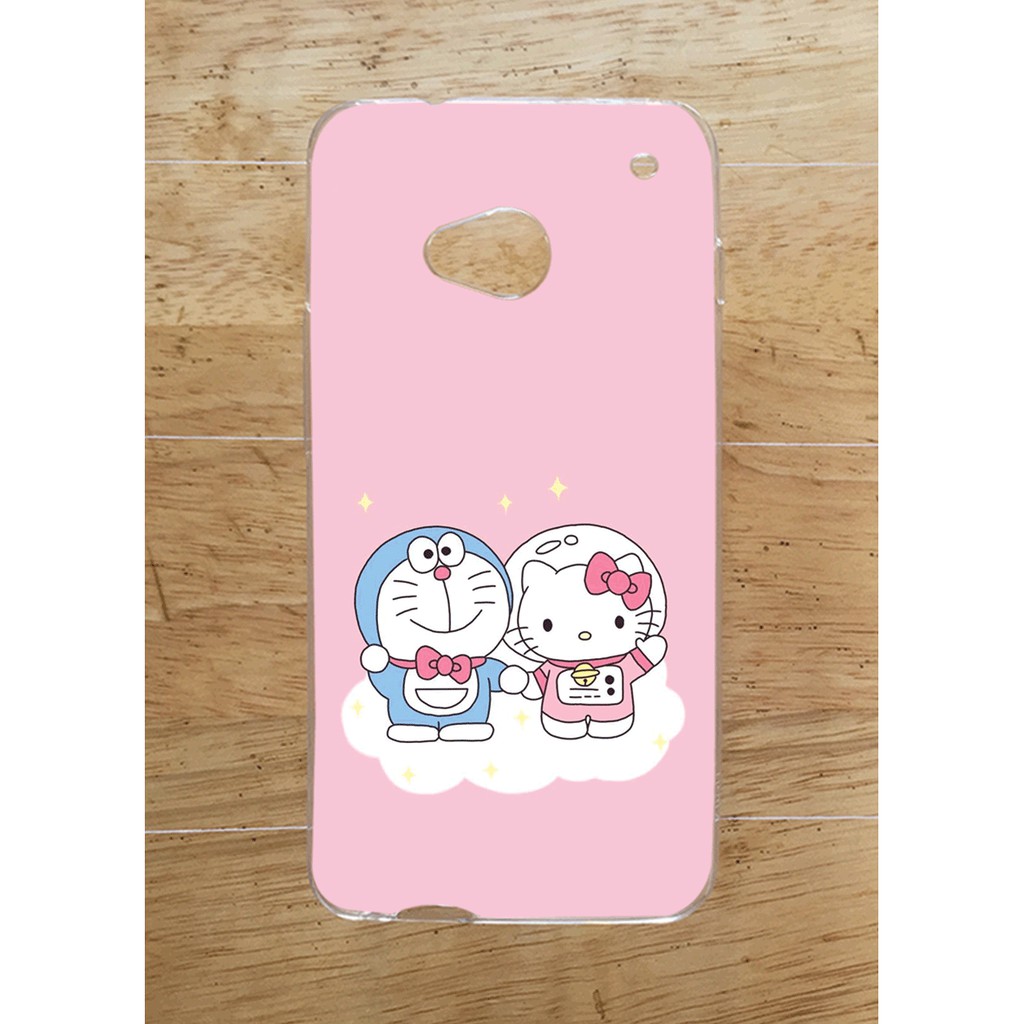 Ốp lưng HTC M7 (Ốp Dẻo) - Heo, Gấu, Shin Chan, Doreamon Kity