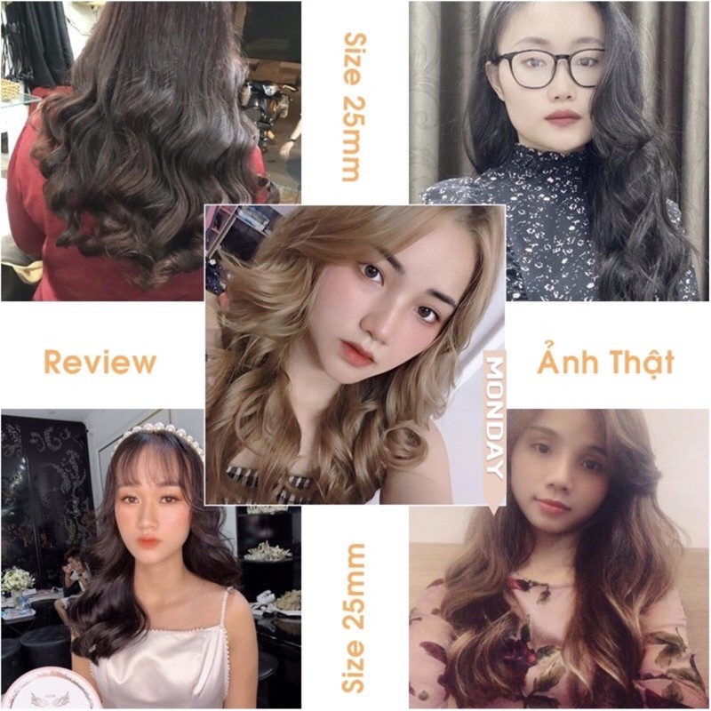 Máy Uốn Tóc Dành Cho Salon, Dùng Tại Nhà Tiện Lợi