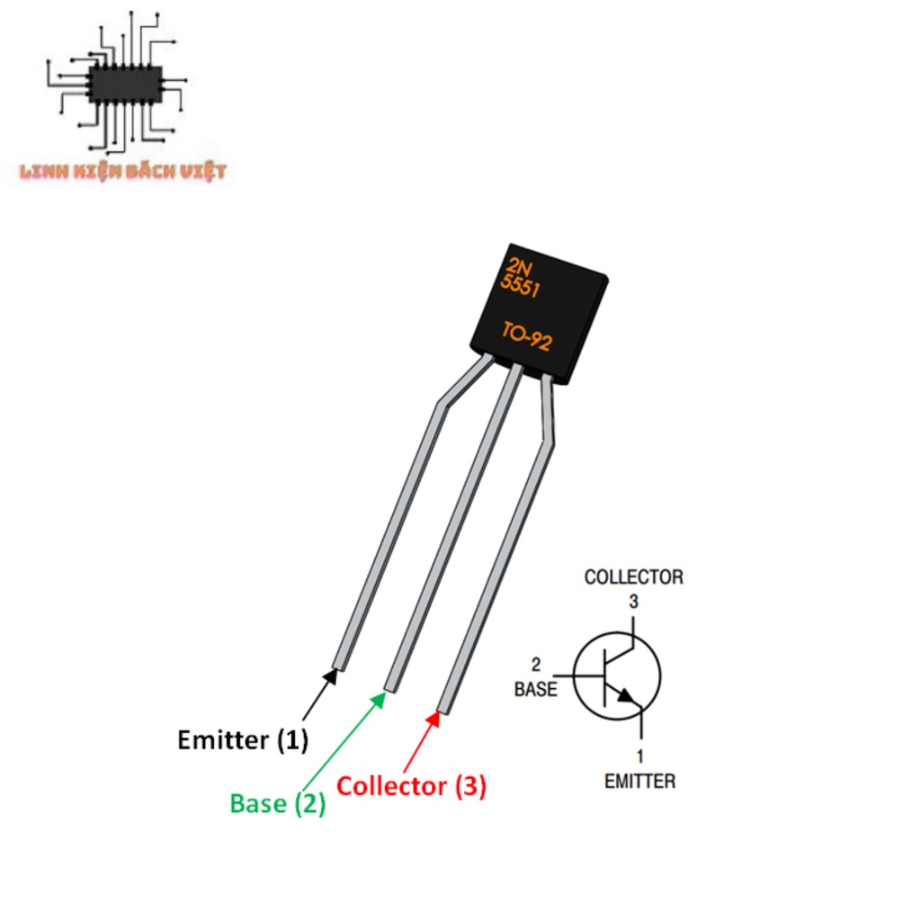 Transistor 2N5551 NPN TO-92