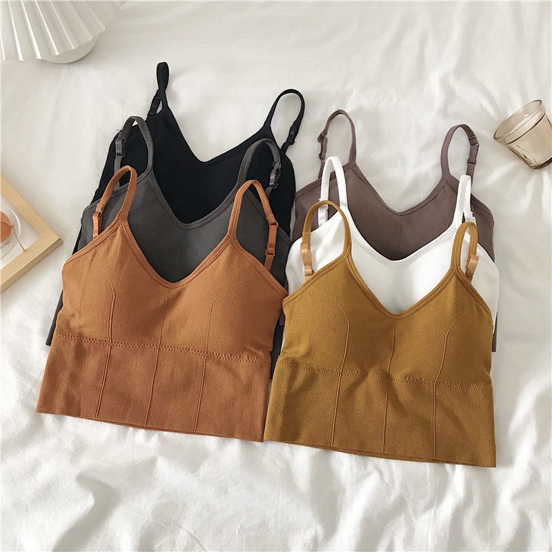 Áo Lót Hai Dây Lưng Ngắn Cỡ Nhỏ Thời Trang Cho Nữ