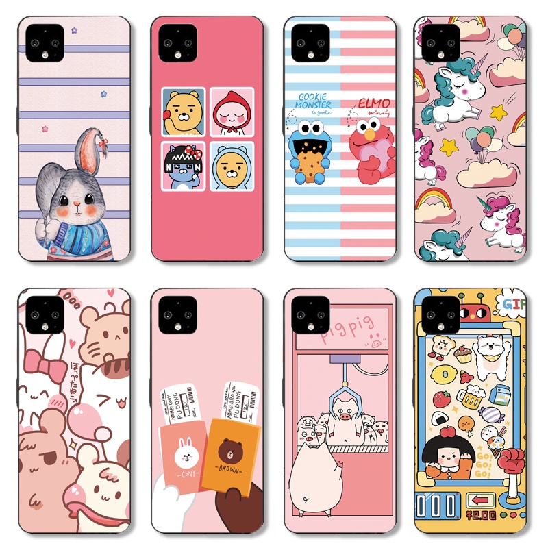 Ốp Điện Thoại Tpu Silicon Mềm Hình Thỏ / Kỳ Lân / Dâu Tây / Graffiti Cho Google Pixel 5a 4a 3a Xl / Pixel 4 Xl