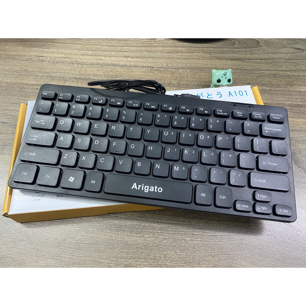 Bàn phím máy tính mini có dây Arigato nhỏ gọn